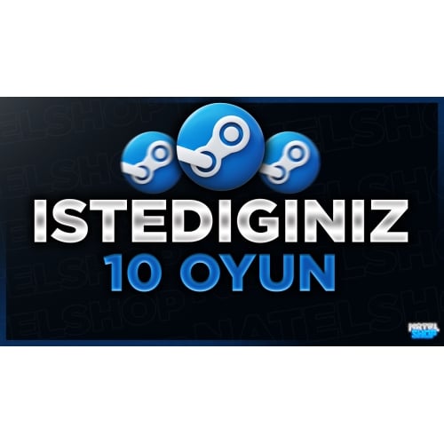  İSTEDİĞİNİZ 10 ADET OYUN + GARANTİ + DESTEK